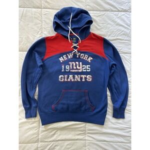New York Giants Womens Size Large Distressed Print Hoodie